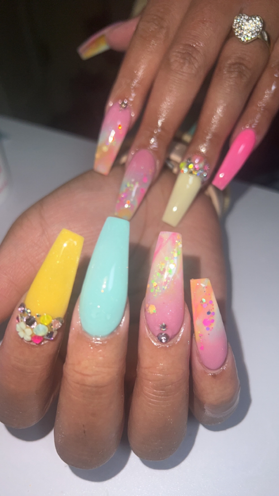 LONG Fill COLORED Acrylic