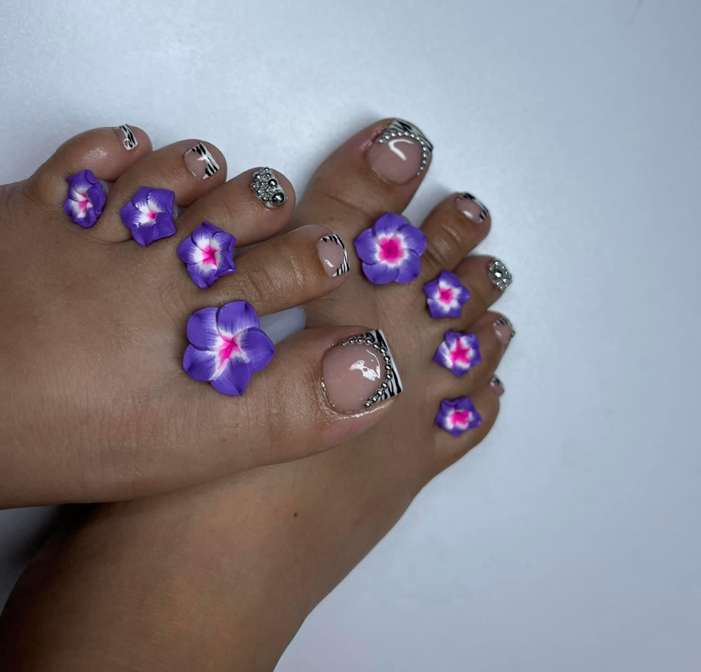 Acrylic Freestyle Toes