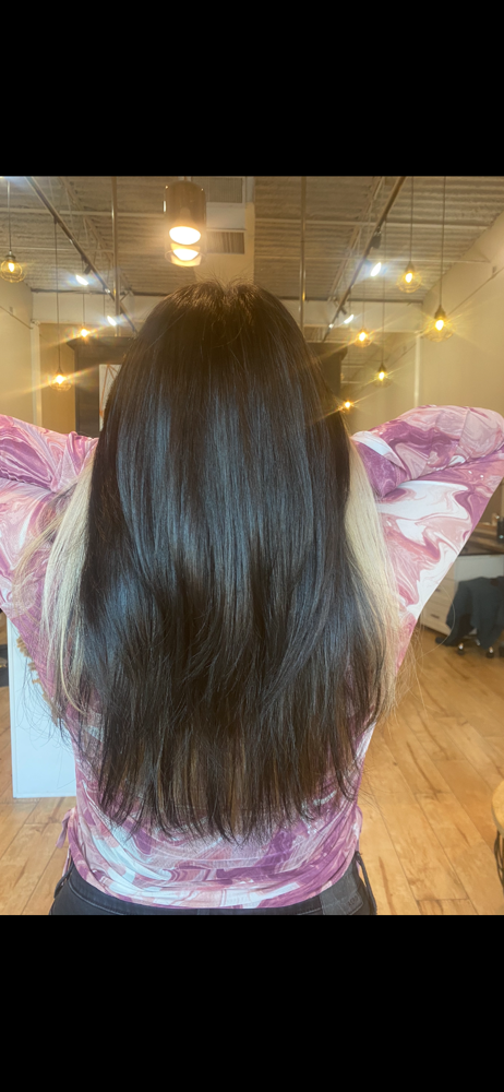 shampoo & blowdry