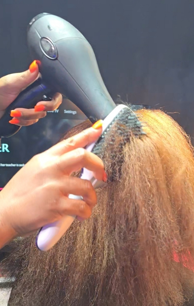 Shampoo, condition & blow dry