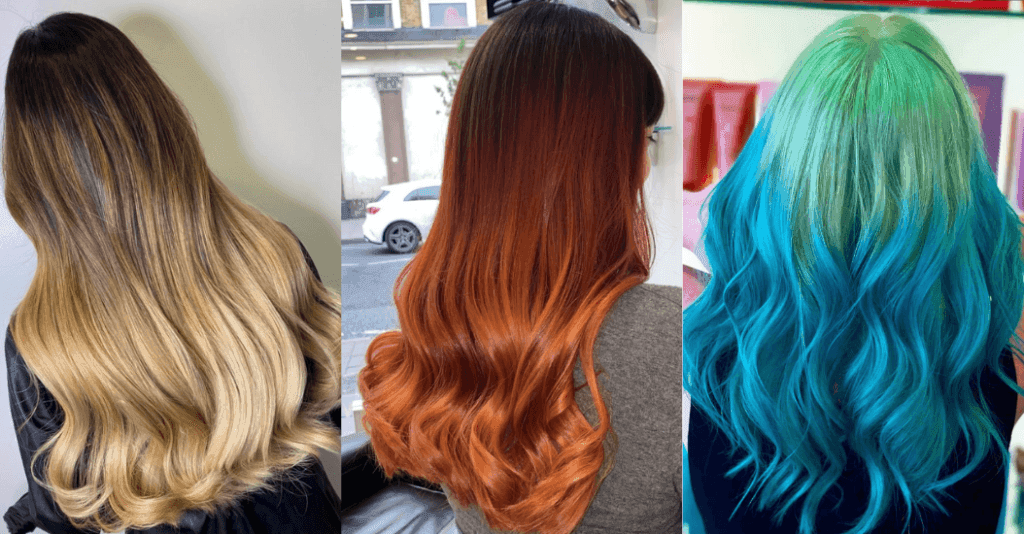 Ombre Hair Coloring
