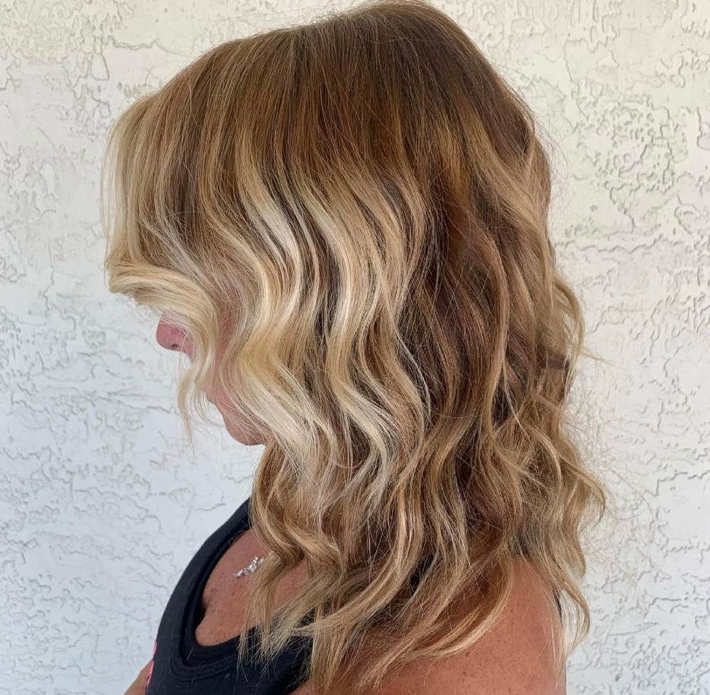 Root Retouch, Cut And Blow Dry