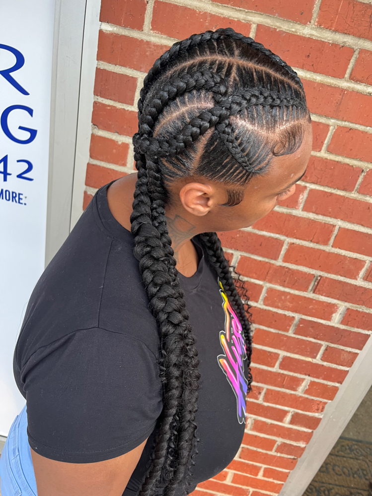 4 Jumbo Braids