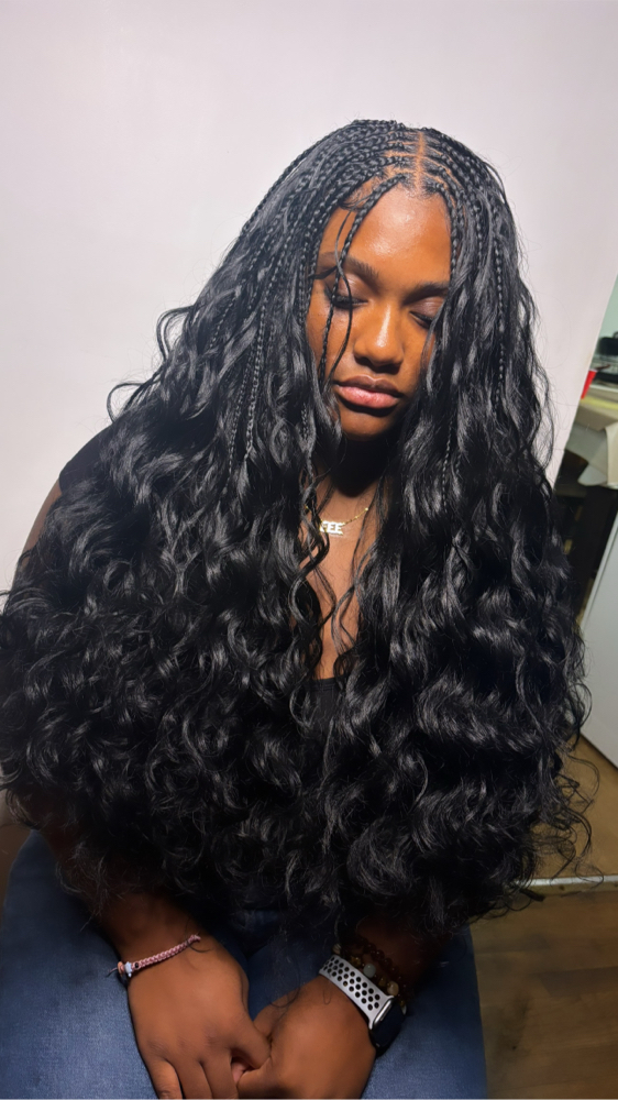 French Curl Braids at BeautyBraids By Quin in Milledgeville, GA