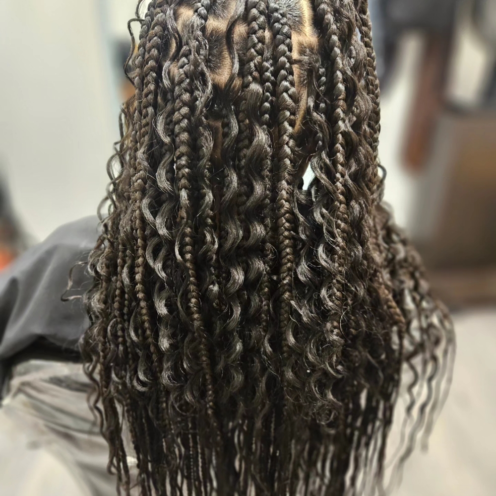 Boho Knotless Braids