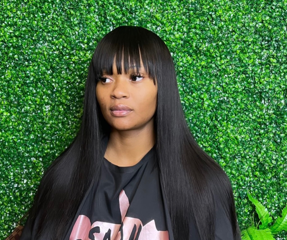 Full Sew-in With Fringe