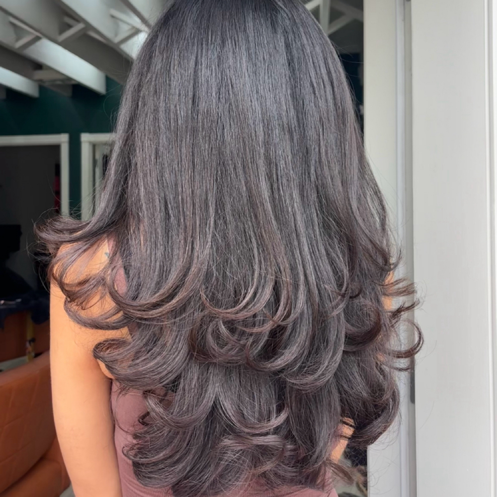 haircut w/ Sol🌀 at Velvet Moon Hair & Nails Studio in Ventura, CA