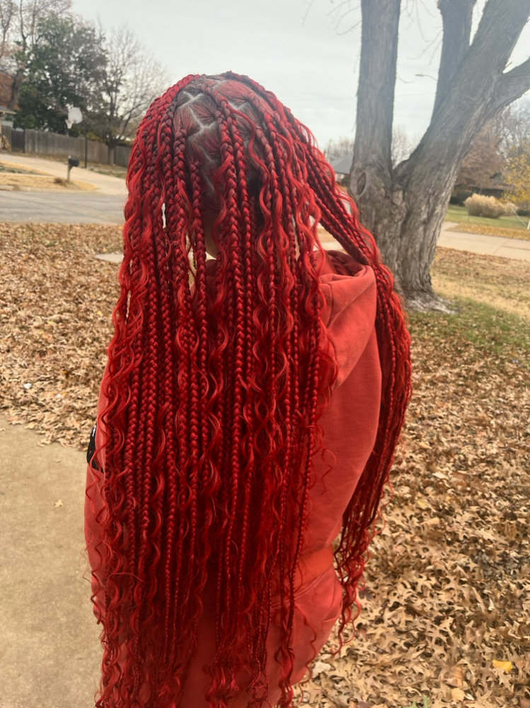 Wet & Wavy Boho at BraidsByJinece in Wichita, KS