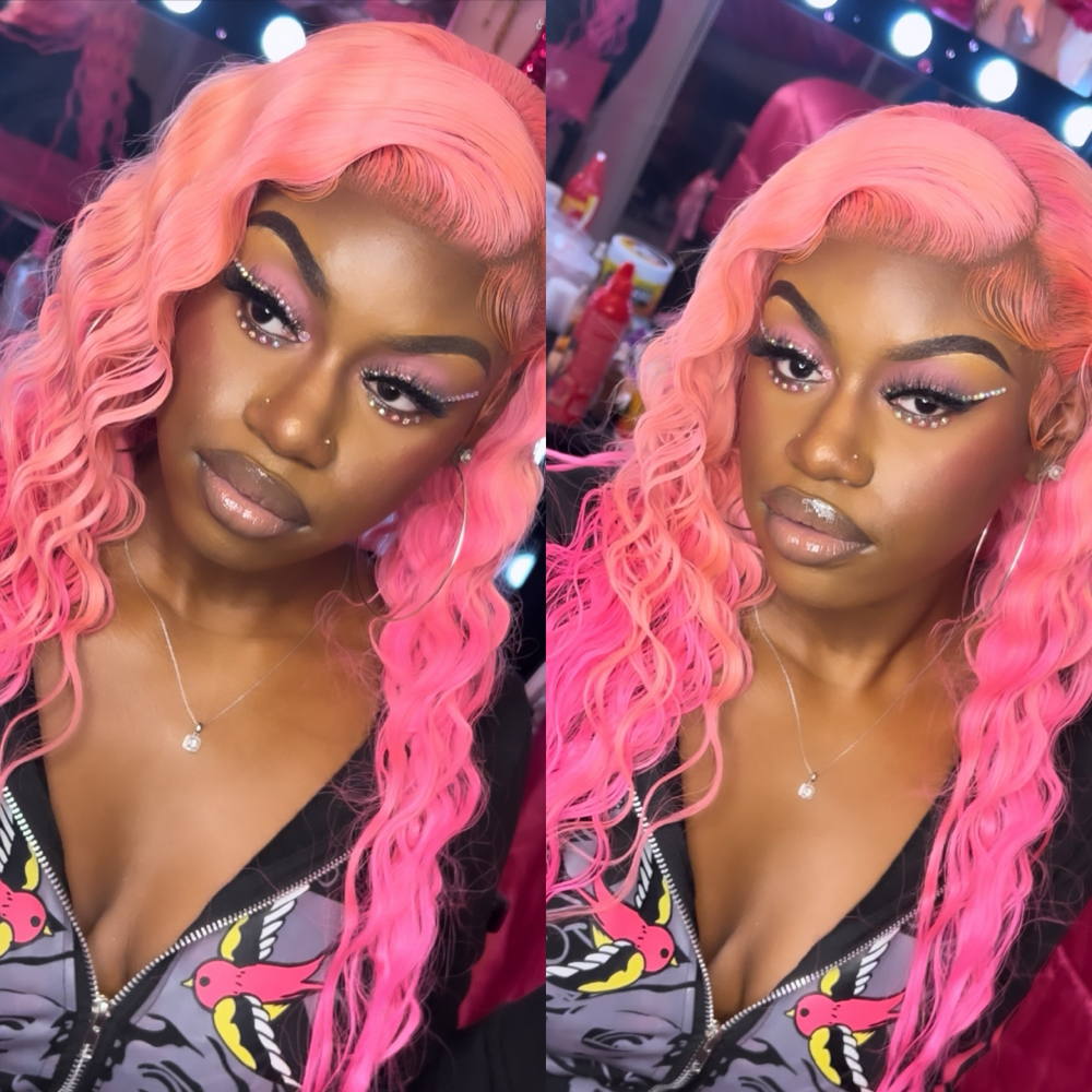 Full Glam & Wig Install