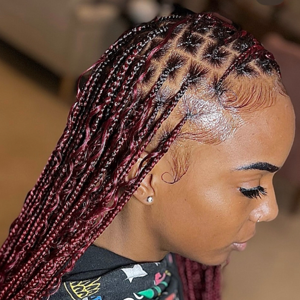 S:Medium Knotless at Cozy Braids in SOUTHAVEN, MS