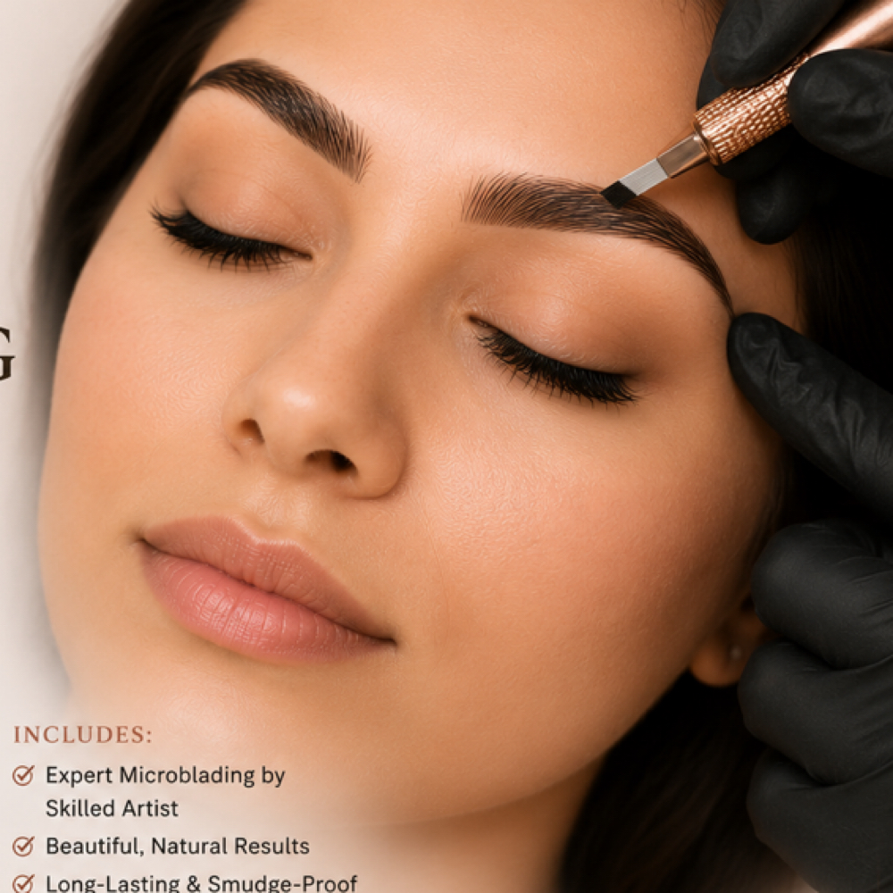 Microblading Tray Service at Babina’s brow studio in Vienna, VA