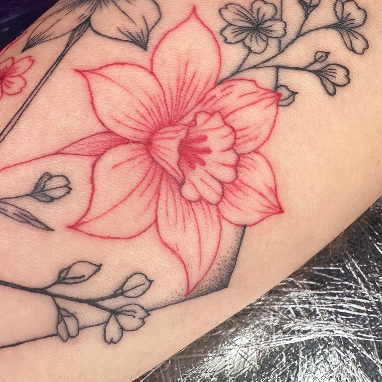 Fine Line Tattoo at AJ BEAUTY STUDIO in North Palm Beach, FL