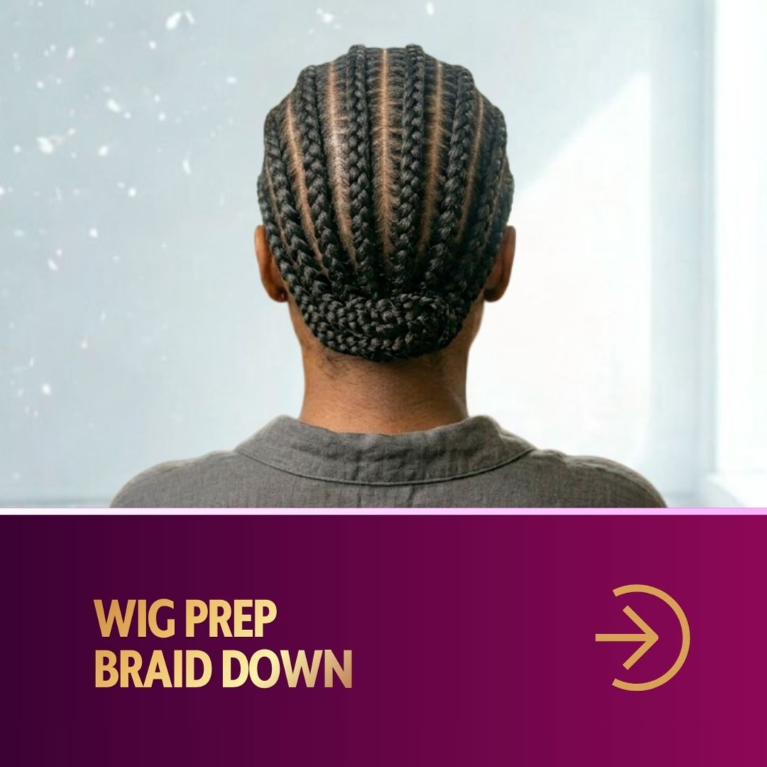 Wig Prep Braid Down at Her Mane Therapy in Lewisville, TX