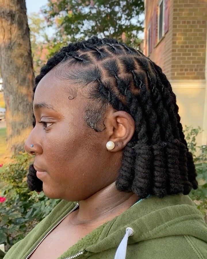 Loc Bob with Added Extention
