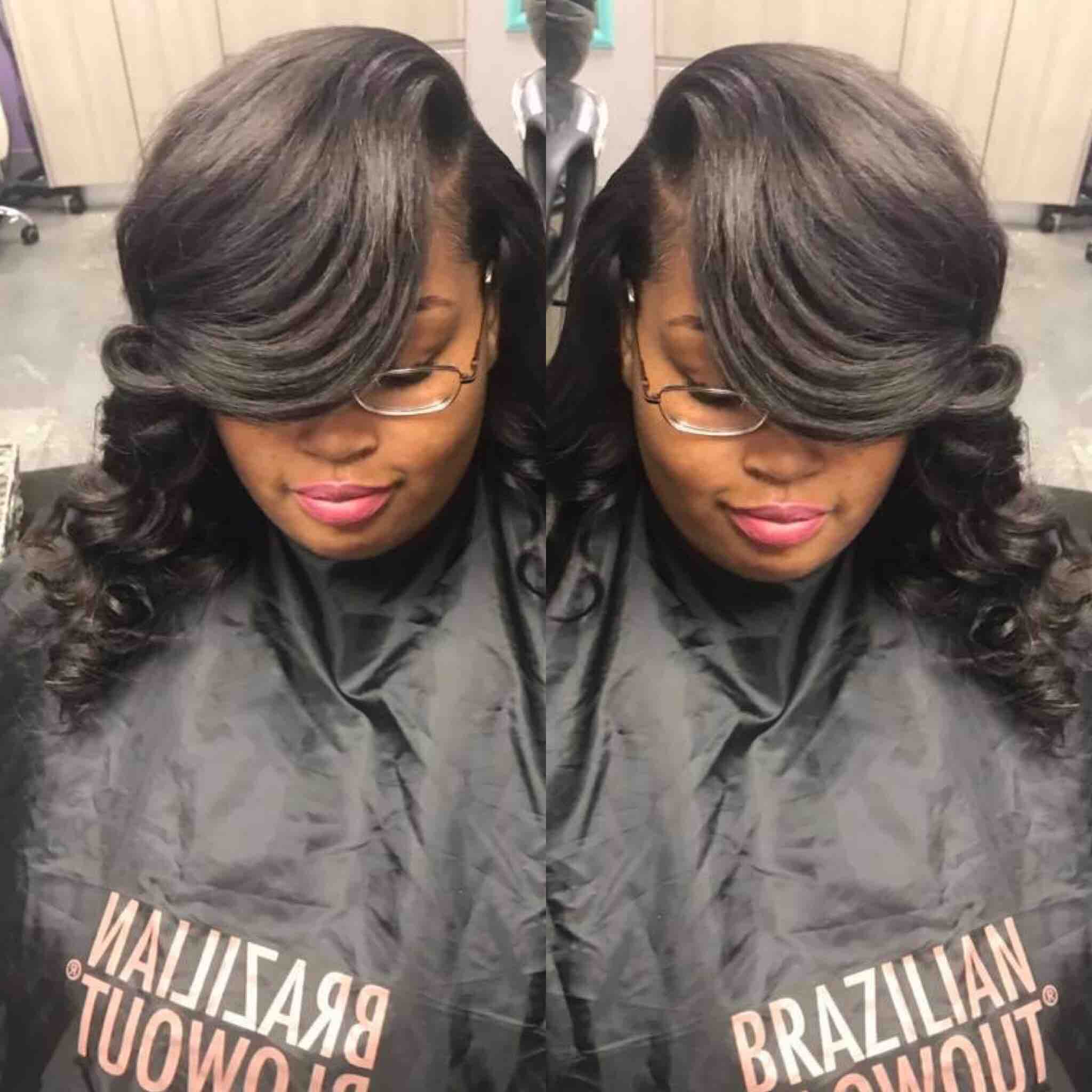 Natural Leave Out Sew In at FJ Beauty Studios & Academy in 23464
