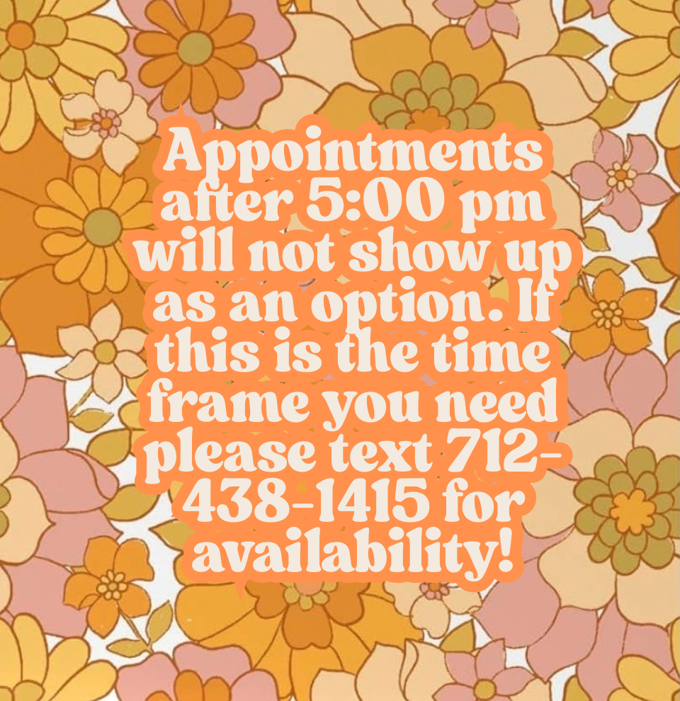 Evening Appointments!