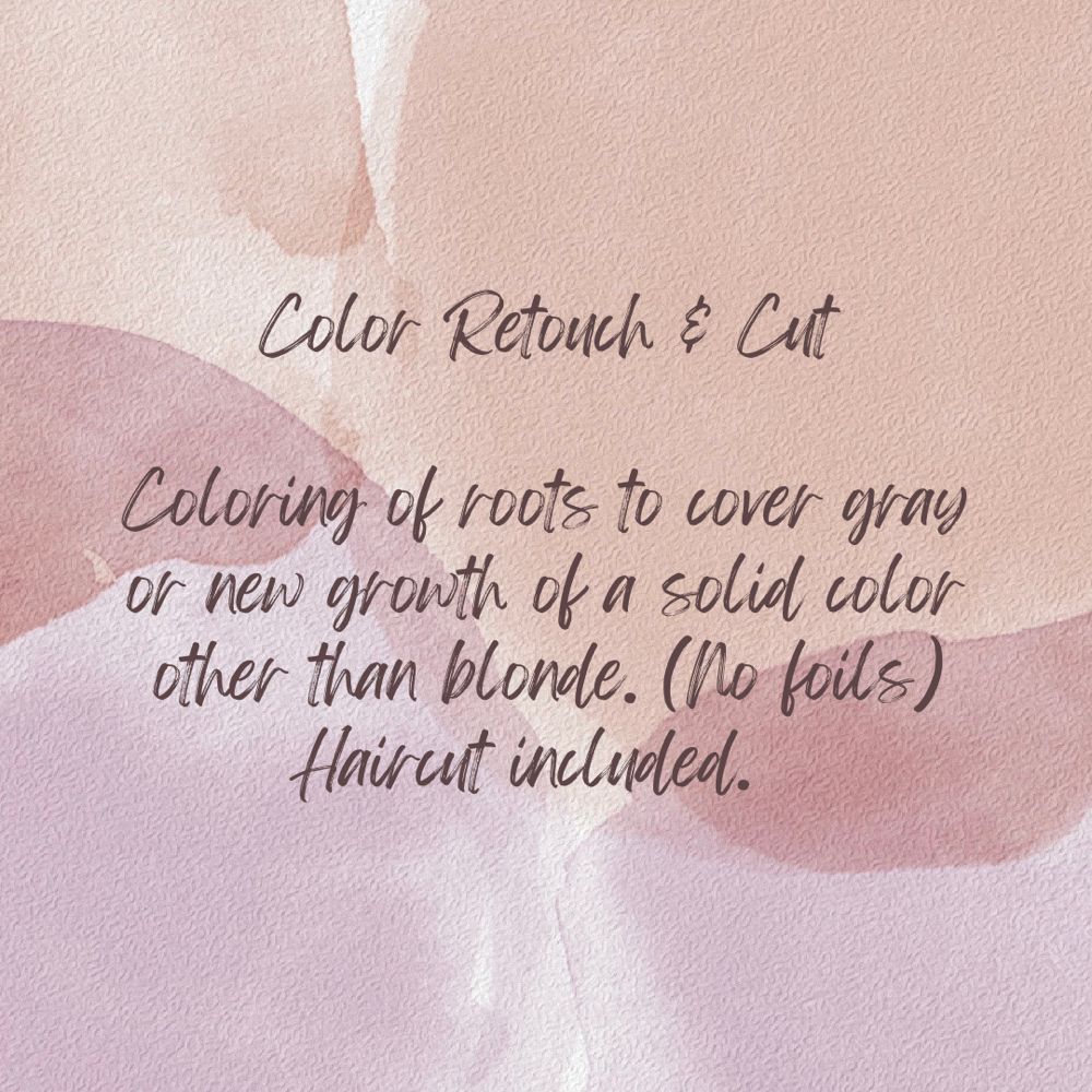 Color Retouch & Cut at Lilly Smith in Springfield, KY