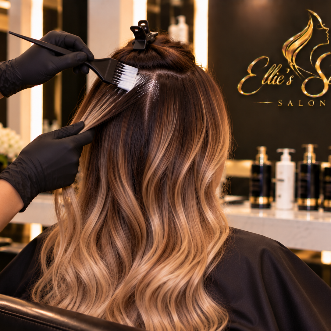 Root Touchup at Ellie’s secret salon in Irvine, CA