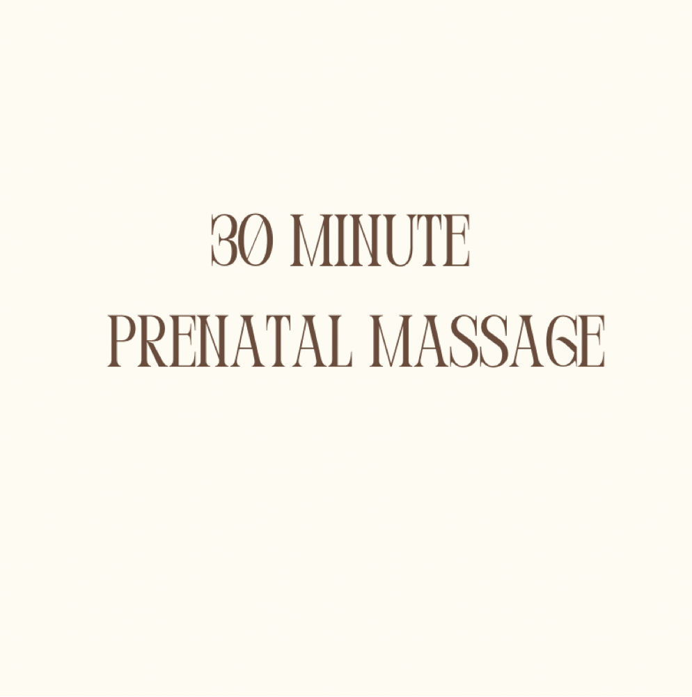 30 Minute Prenatal Massage at The Sister Suite in West Point, MS