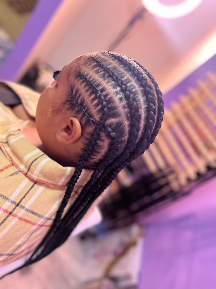 8 Stitch Feed In braids