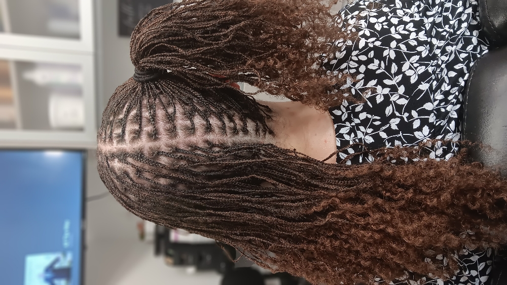 Belle Microlocs ™️ Braids (6-8inch) at Mirror Emajez in Amherst, NY