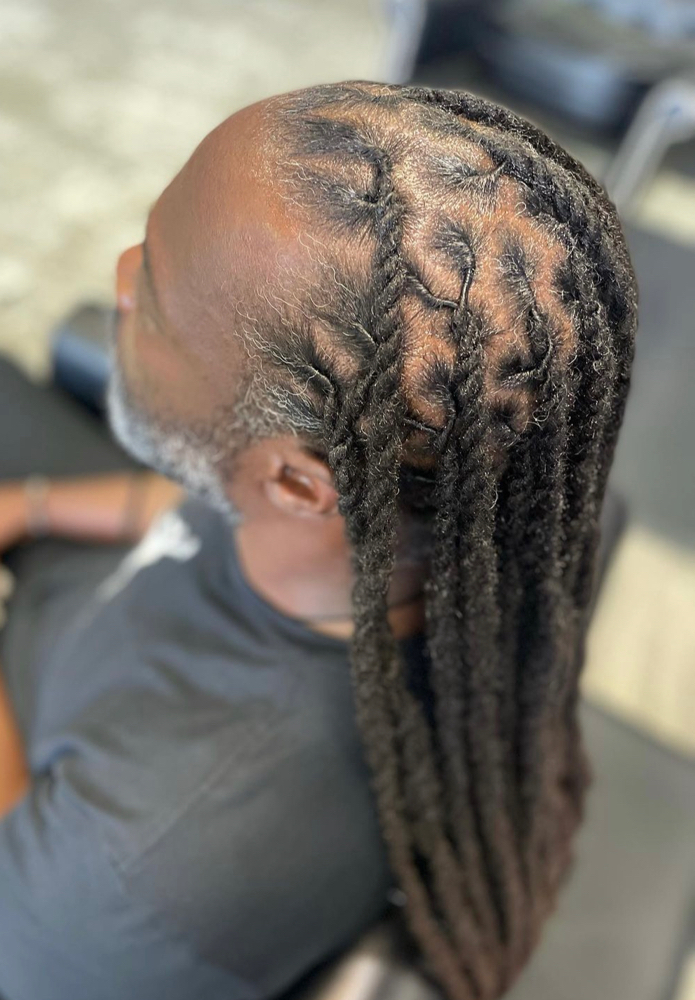 Loc Maintenance With 2 Stand Twist