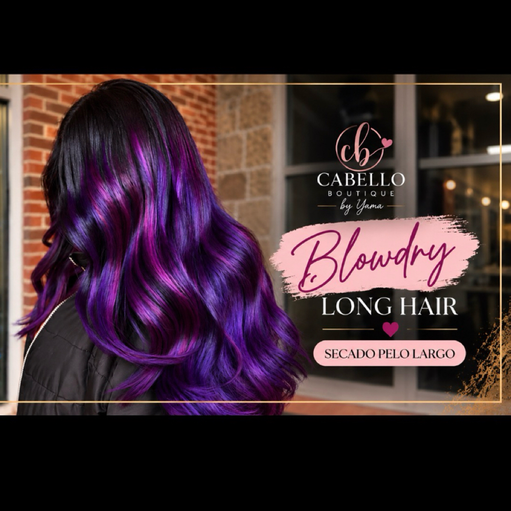 Blowdry Long Hair at Cabello Boutique By Yama in Wilmington, DE