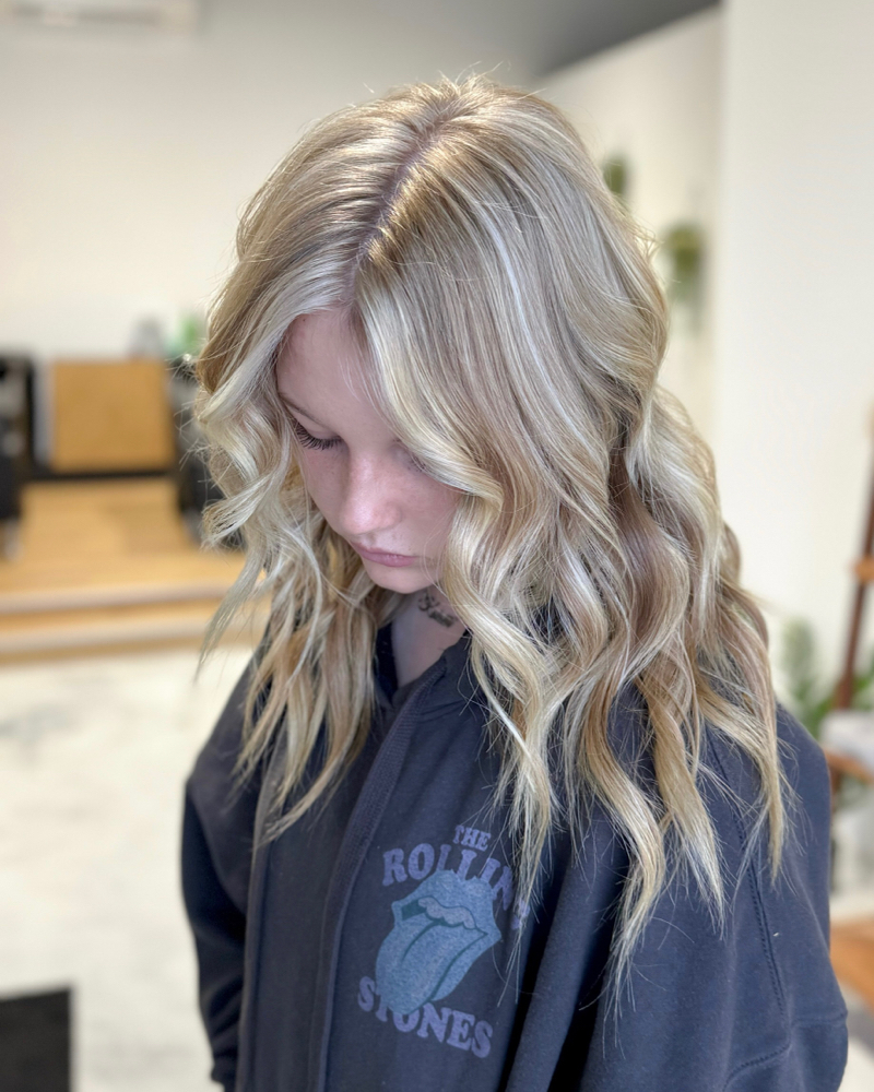Partial Highlight With Glaze