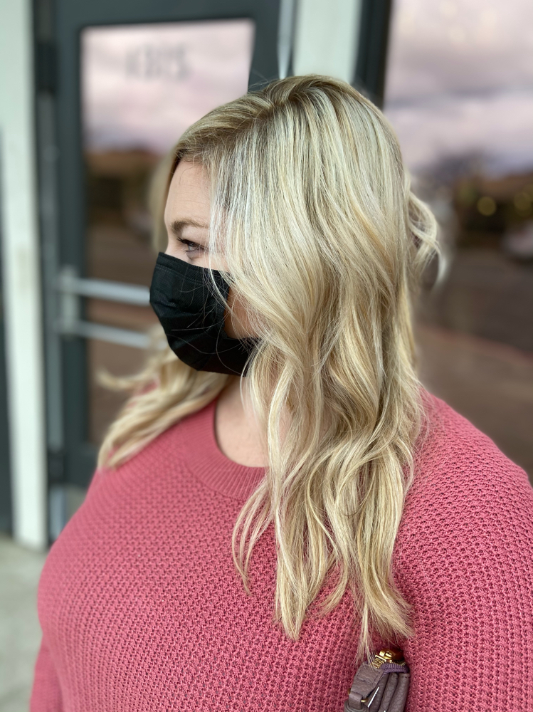 Partial Blonding | Blonding Retouch at Lola Caraway Hair in Bakersfield, CA