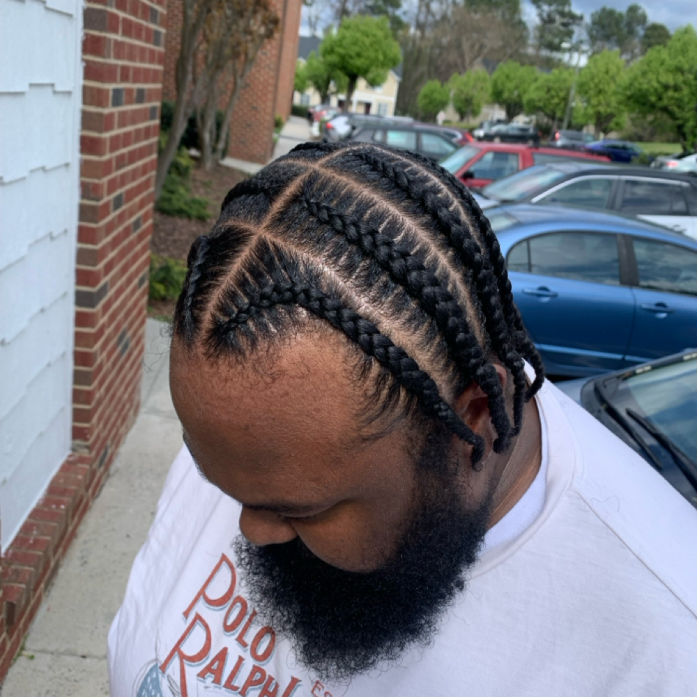 Mens' Pop Smoke Braids at Glamour Touch by Che' in Durham, NC