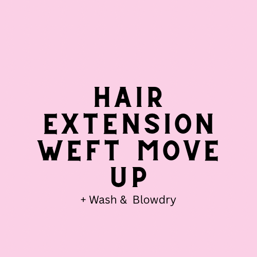 Hair Extension Move Up + Wash & Bd