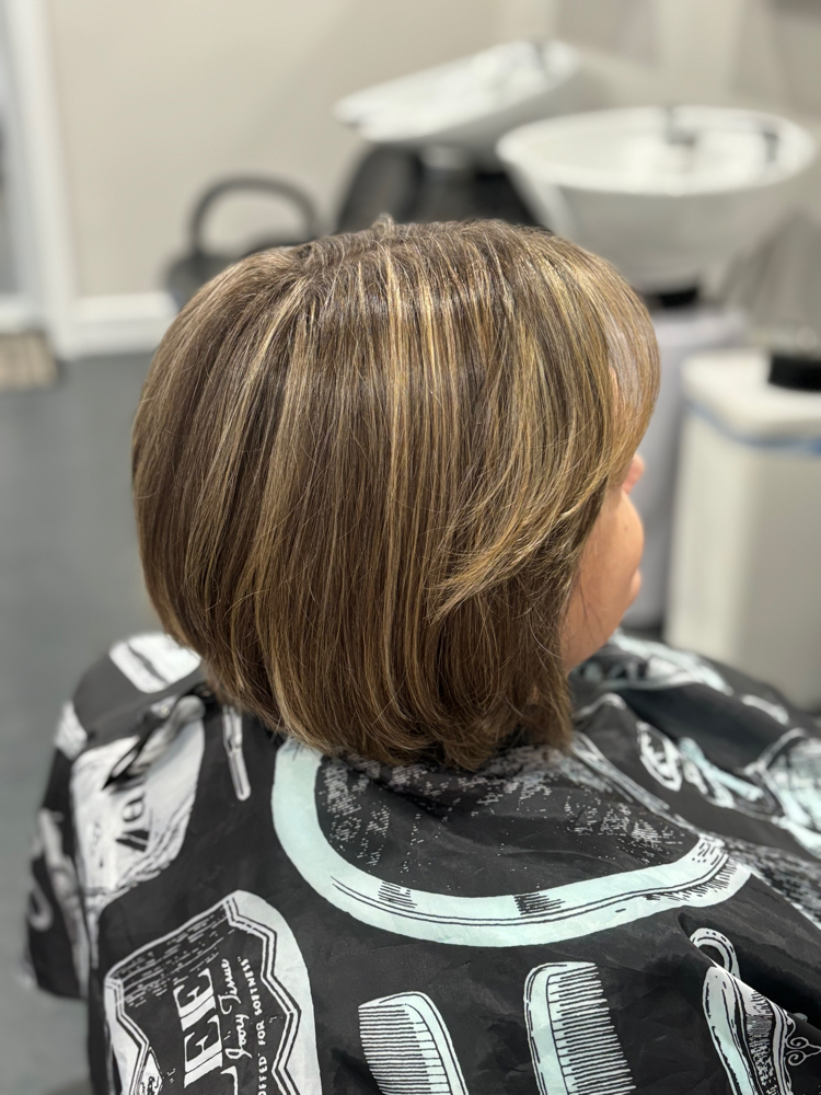 Highlights Short Hair