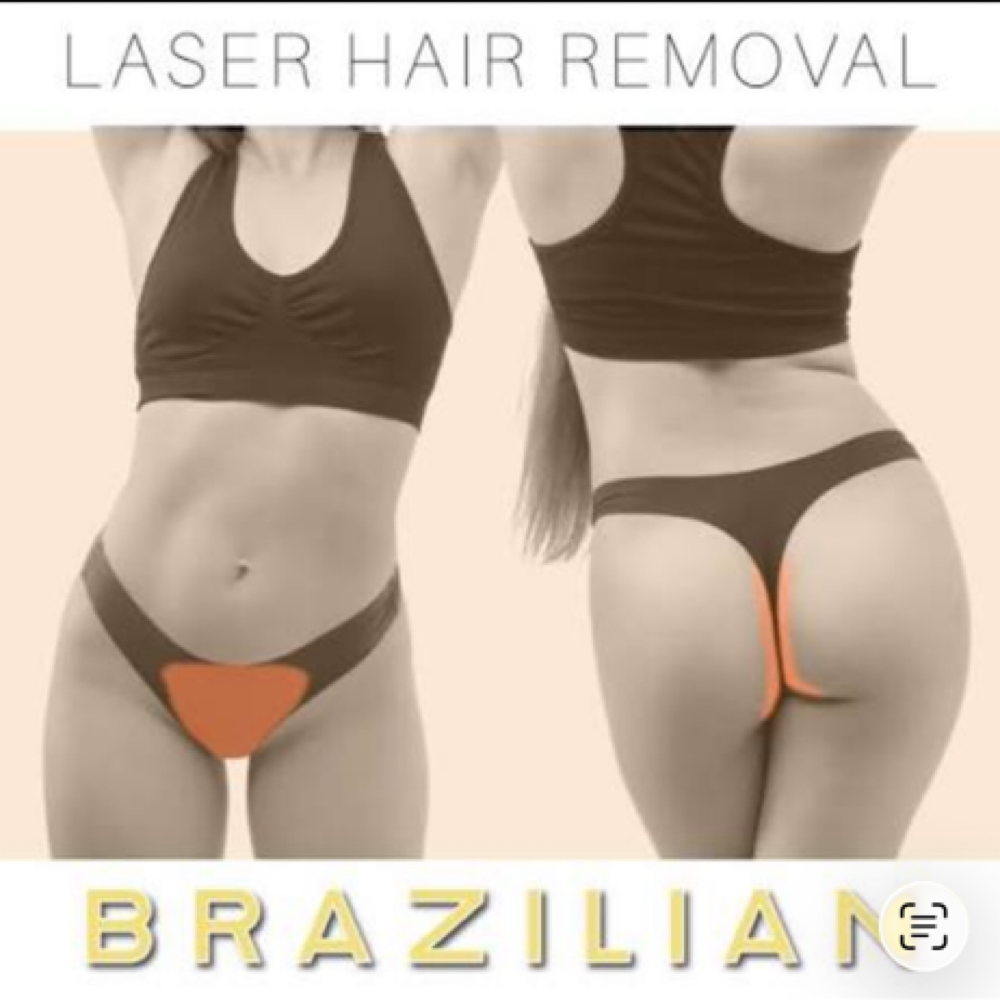 ✨Laser Hair Removal (Full Brazilian at Nena’s Beauty Glow Bar in North Las Vegas, NV
