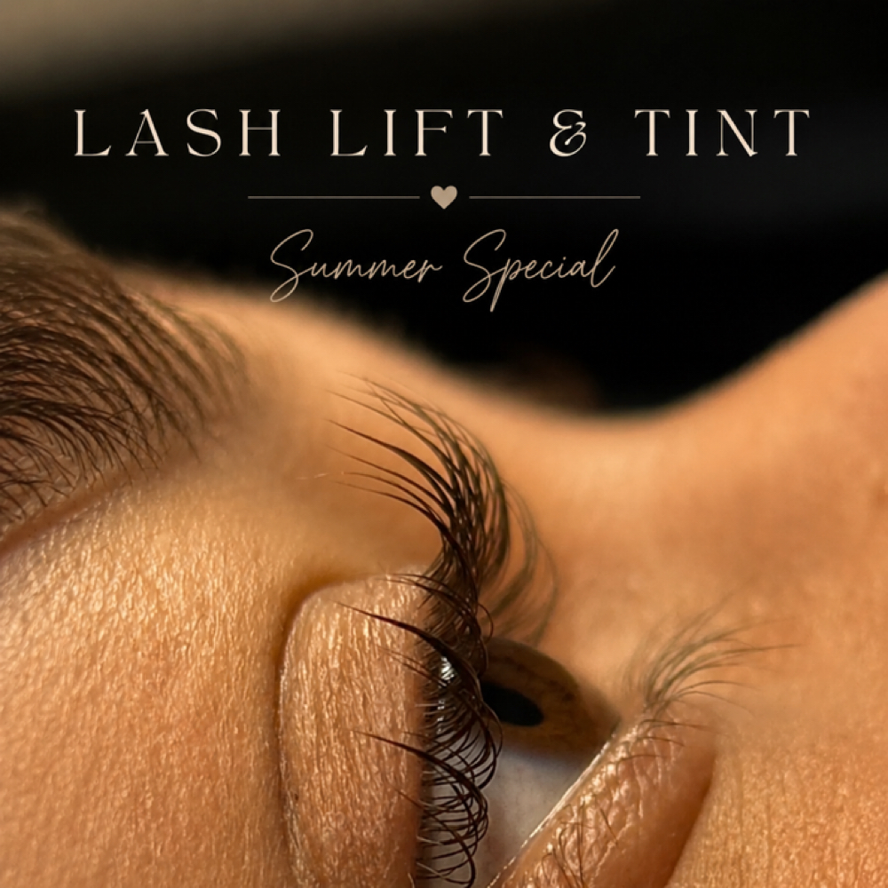 Summer Lash Lift and Tint at Sunflower Beauty in Whitney, TX