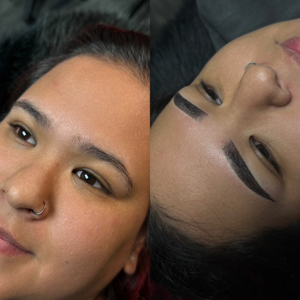 Ombre Powder Brows at Slayedbyjade in Grand Terrace, CA