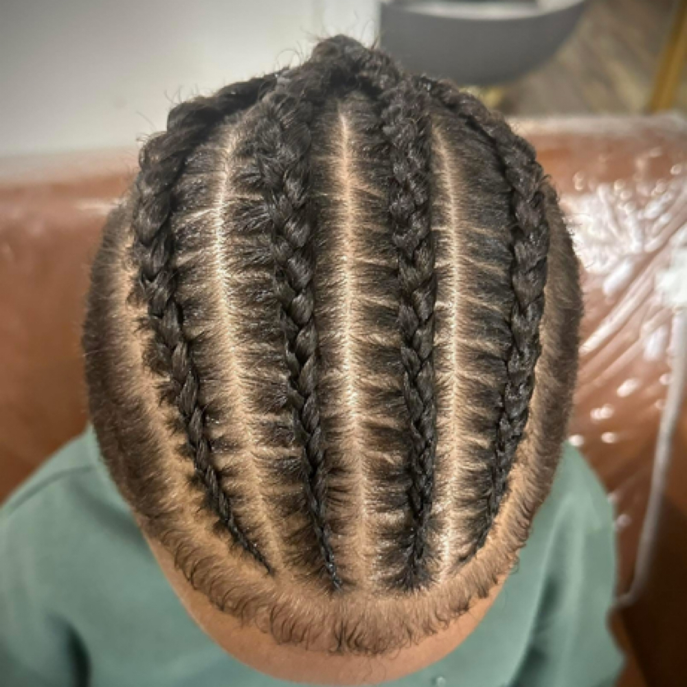 Straight Back Braids at MODA Beauty Bar in Danville, KY