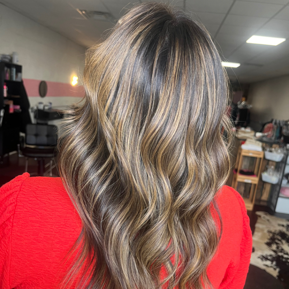 Balayage / Foilyage at W6 Salon & Co in Keota, OK
