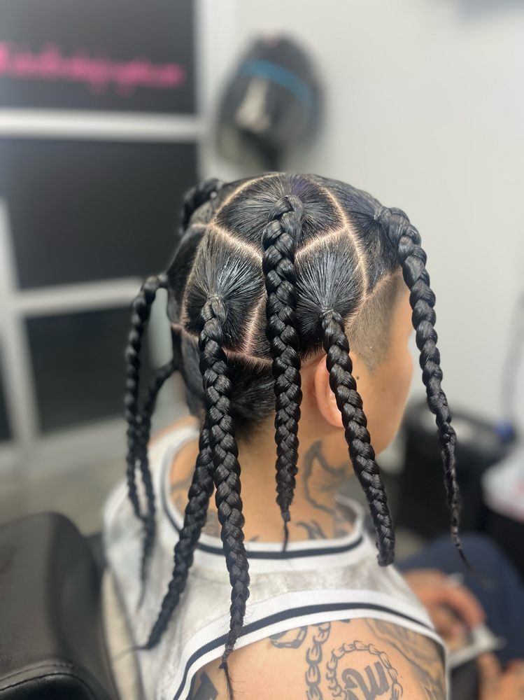 Large Box Braids Whole Head