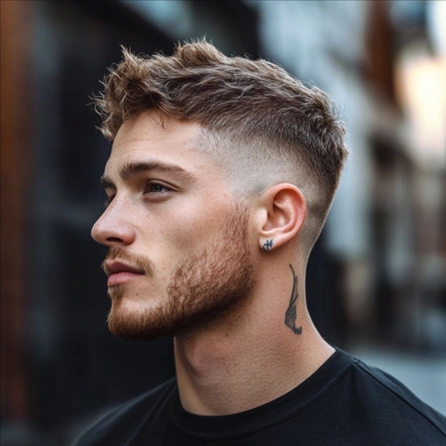 MENS HAIRCUT at The vine salon and academy in Murrieta, CA