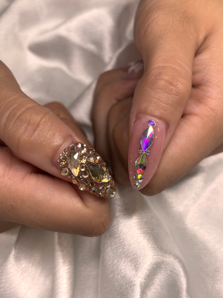 Rhinestones/Gems at BrittanyxNails in Ellaville, GA