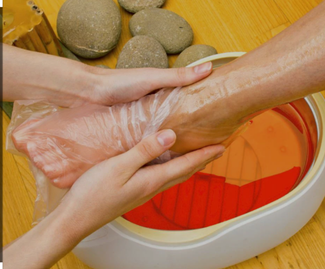 Paraffin Wax  Foot Therapy