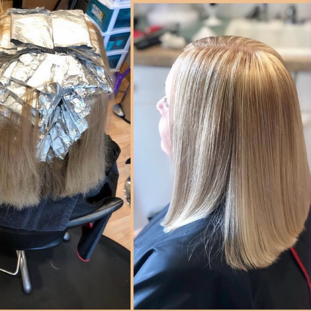 Full Head Highlights at DeeplyRootedSalon in Iowa City, IA
