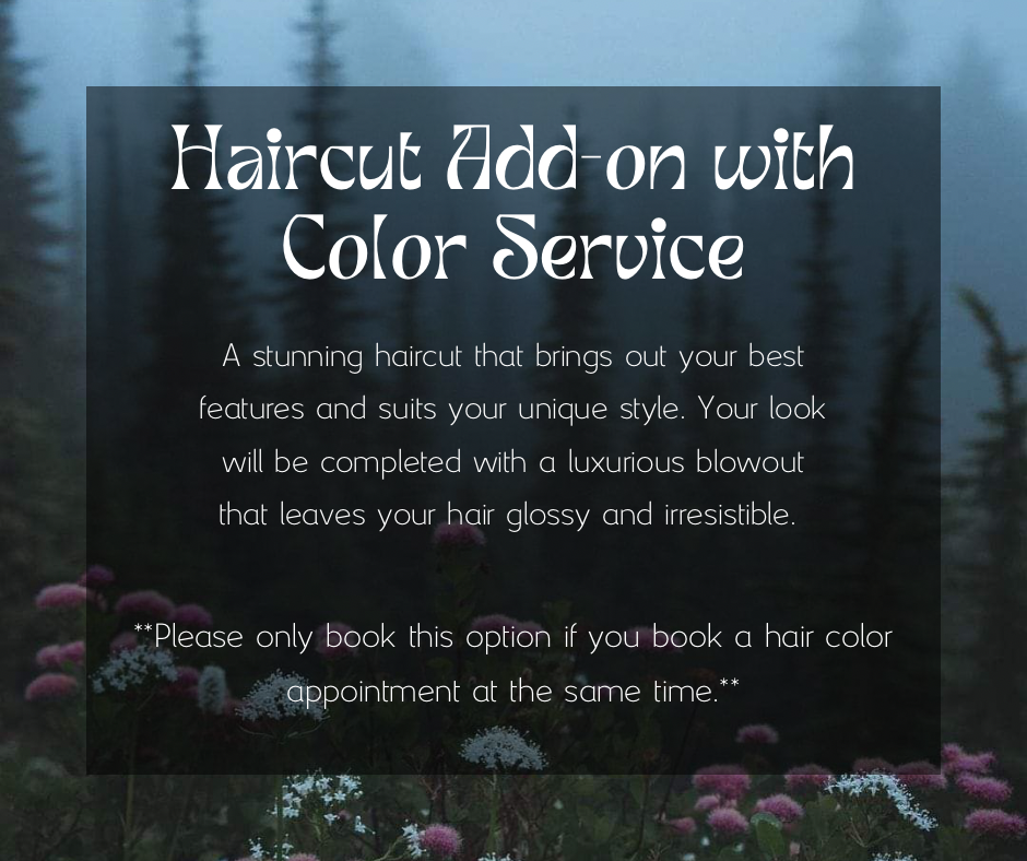 Haircut With Color Service