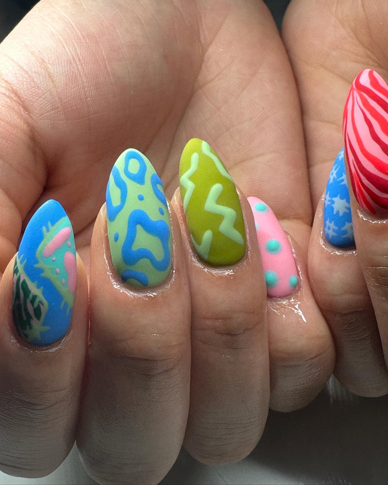 Russian Manicure + Custom Art at Chella’s Studio in Lynn, MA