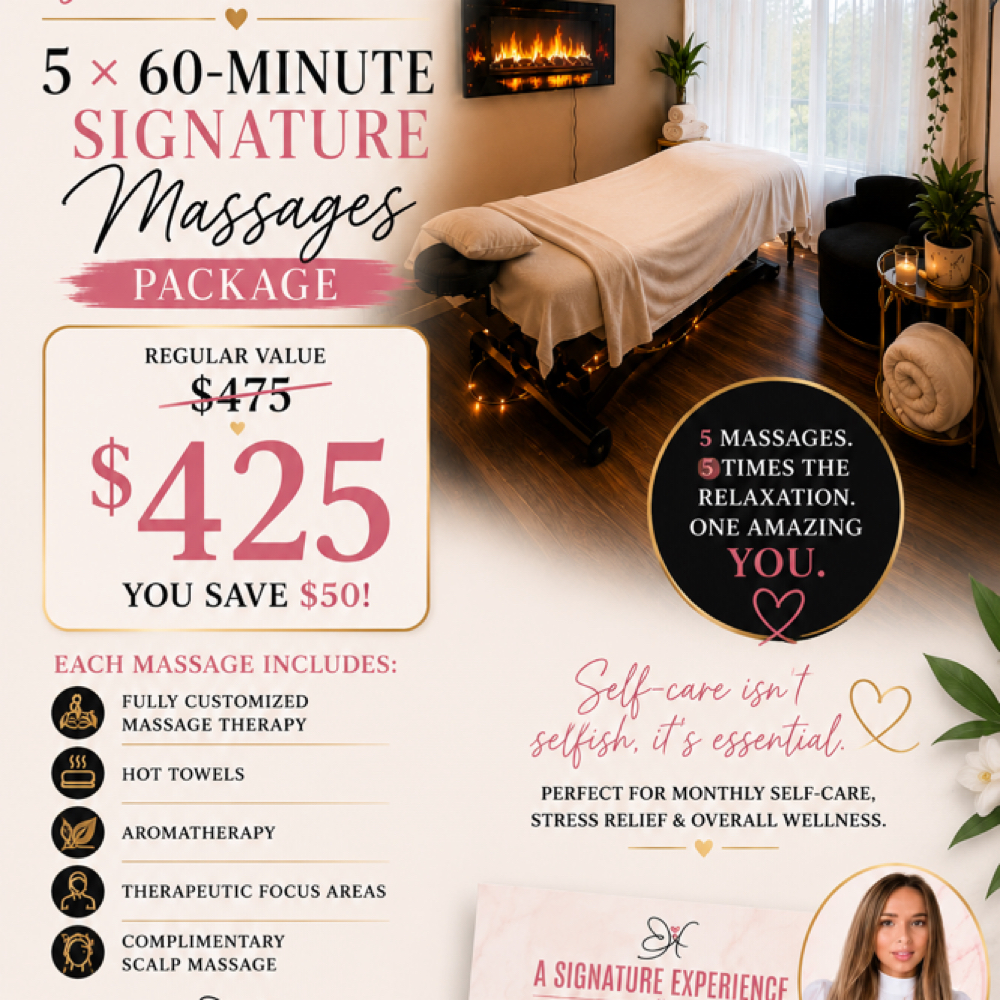 5-Massage Package at A Signature Experience in Vero Beach Florida, FL