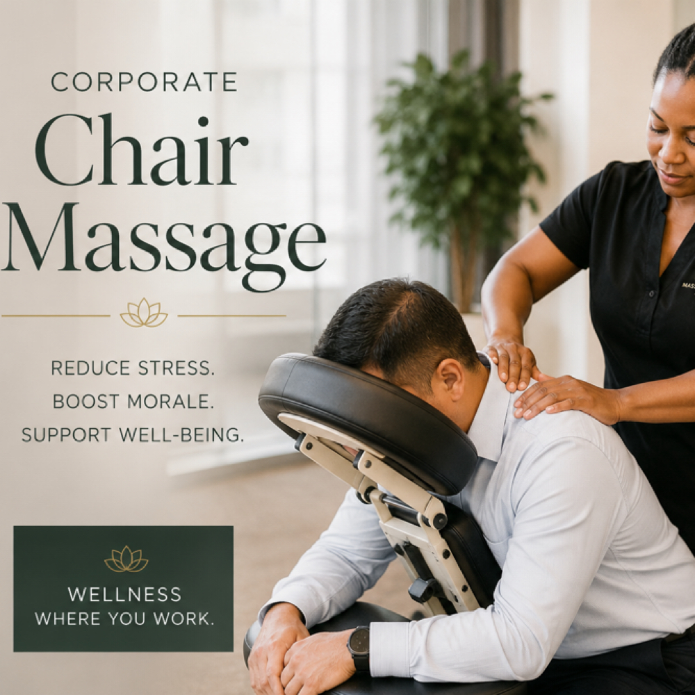 Corporate Chair Massage at DFW Massage & Wellness Collective