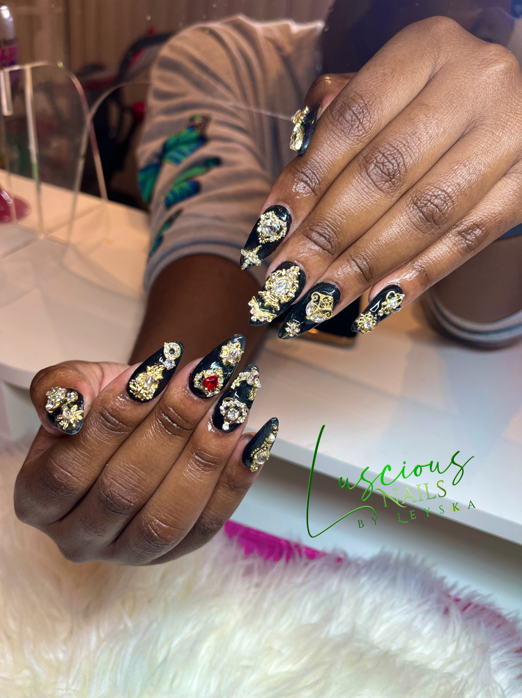 Bling/Charms at Luscious Nails by Leyska in McDonough, GA
