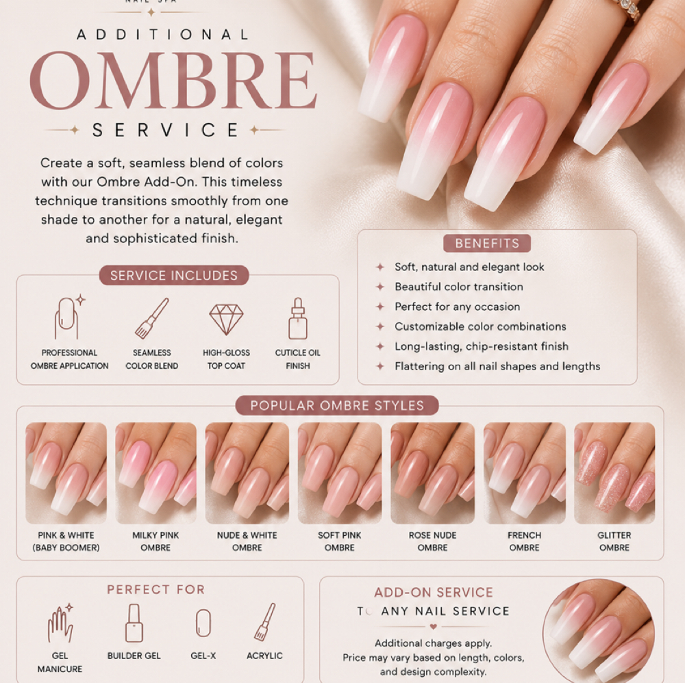 Ombre at Le Lani Nail Spa in Los Angeles, CA