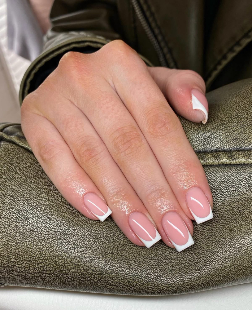 Regular French Manicure at Celina’s Nail Salon in Astoria, NY