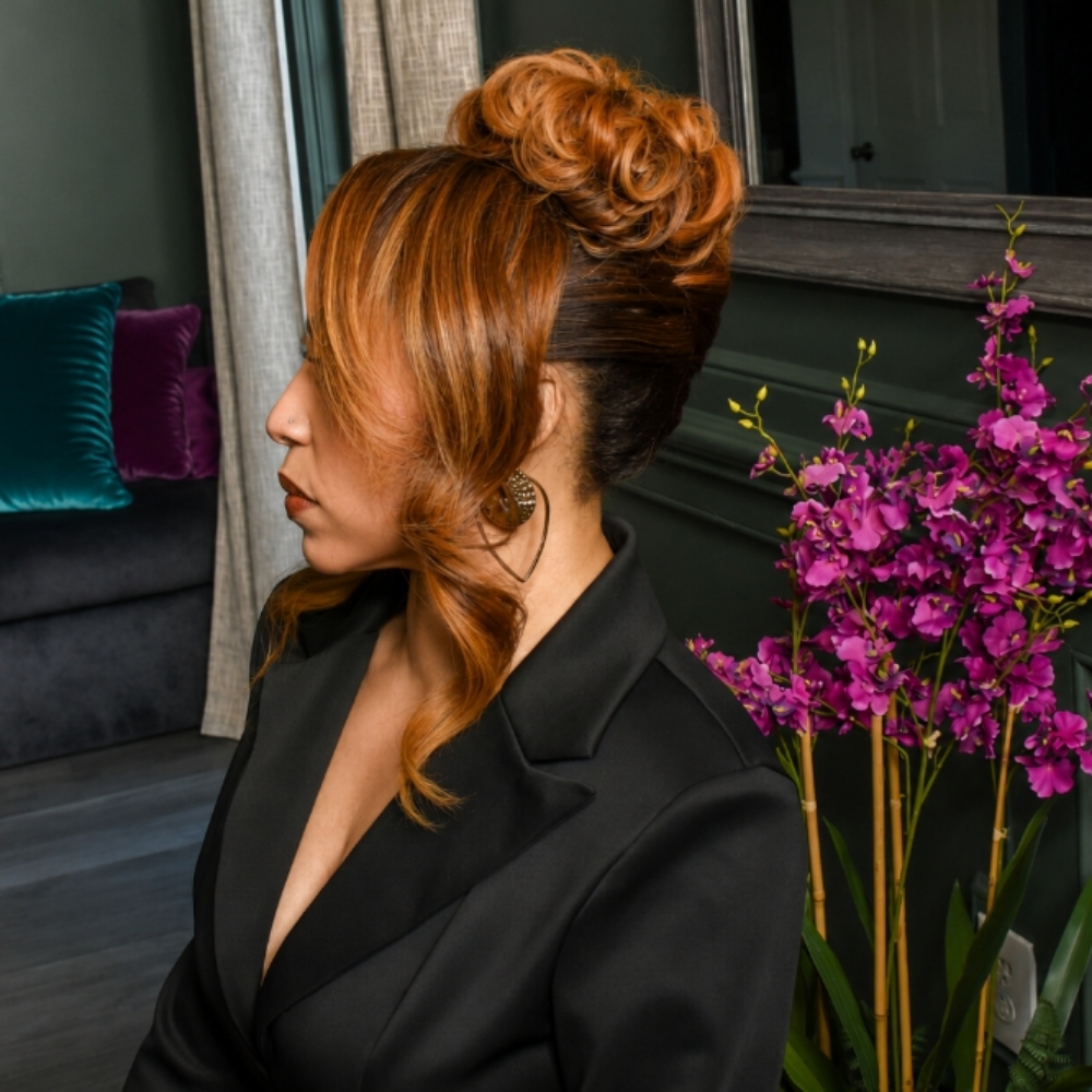 Natural Updo at Rose Avenue Salon LLC in Cordova, TN